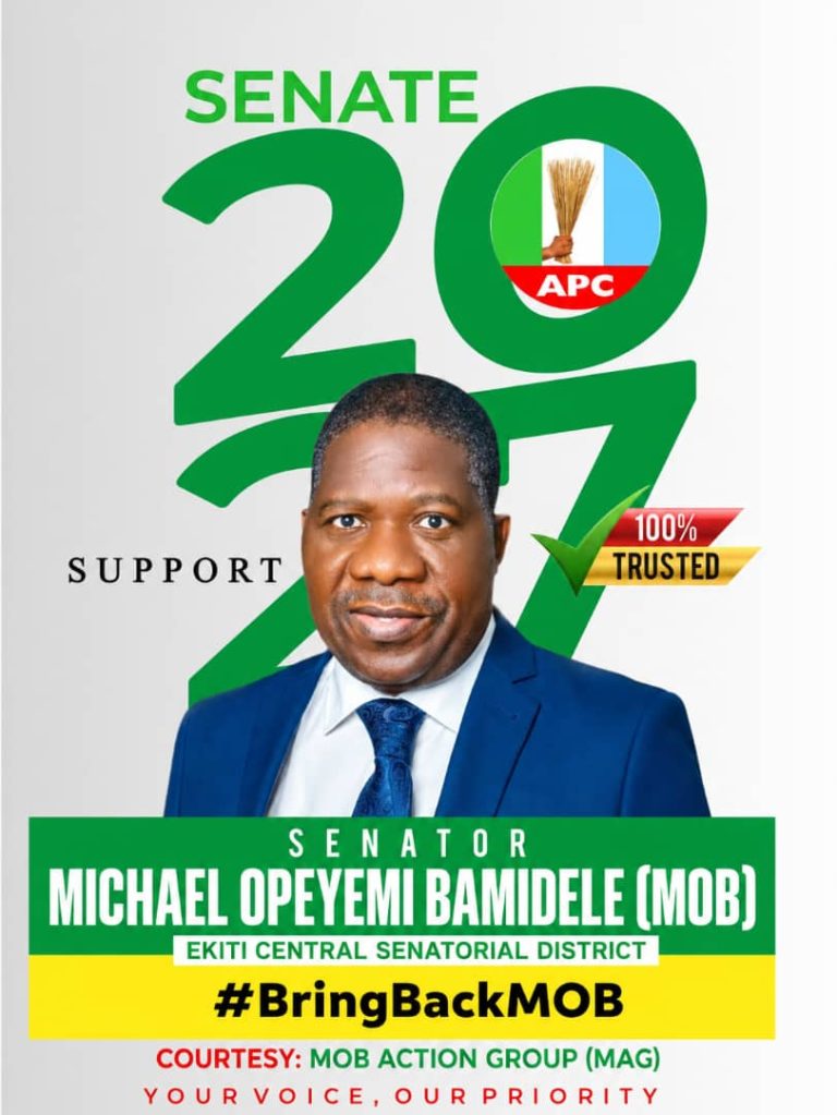 Senator Michael Opeyemi Bamidele (MOB)For Senate, Ekiti Central Senatorial District