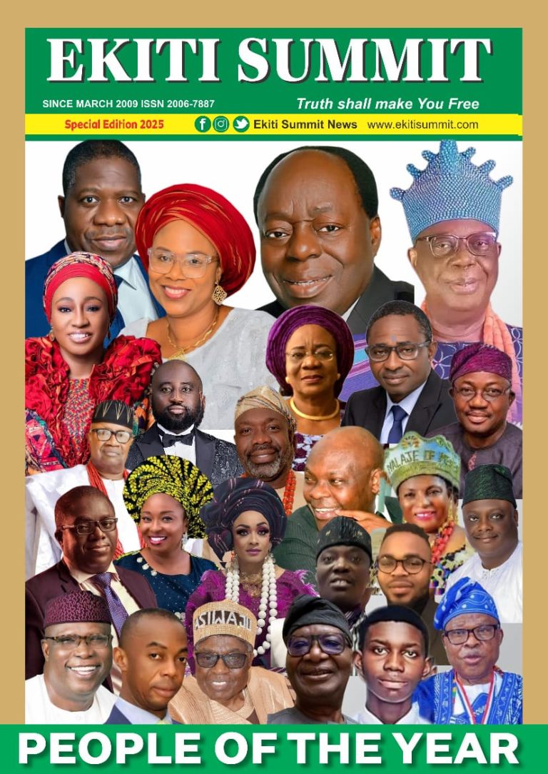 Ekiti Summit People of the Year Award is Billed for Saturday, May 9th