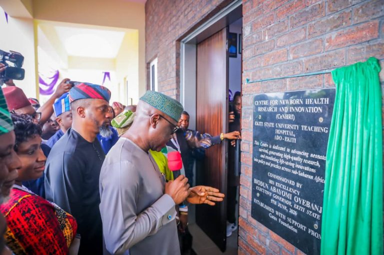 Oyebanji Inaugurates Centre for Newborn Health Research and Innovation at EKSUTH