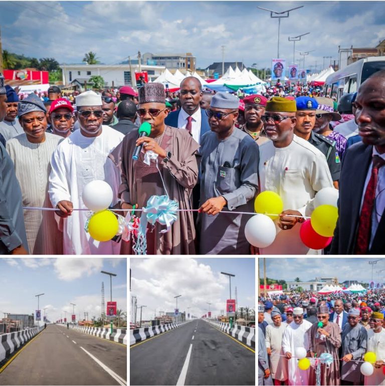 TINUBU INAUGURATES ADO EKITI FLYOVER, SAYS OYEBANJI DESERVES TO BE RE-ELECTED